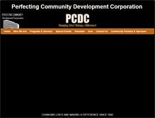 Tablet Screenshot of perfectingcdc.org